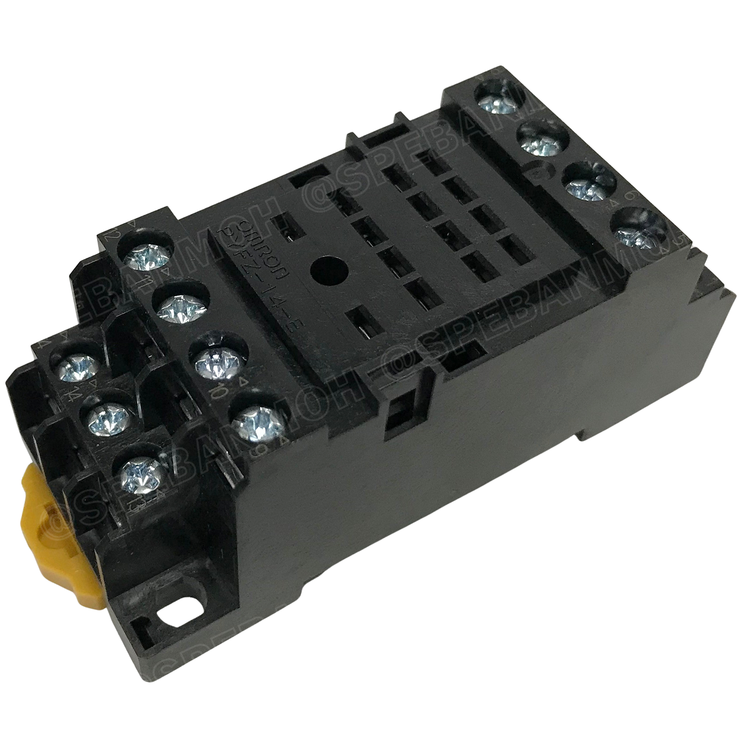 OMR-PYFZ-14-E ฐานรีเล์ย์ Omron for MY4 Socket Relay Omron MY4 6A 250VAC Omron Relay Socket ฐานรีเล์ย์ MY4 MY4 Relay Socket PYFZ-14-E รางรีเลย์ ฐาน Relay ติดตั้ง ยึดรางปีกนก ซ็อคเก็ตรีเลย์ ฐาน รีเลย์ ฐานรีเลย์ 14ขา ยึดบาร์ปีกนก แทนรุ่น PYF14A-E