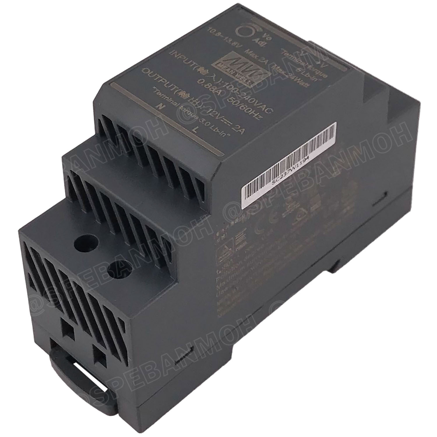 [ 1เครื่อง ] HDR-30-12 พาวเวอร์ซัพพลาย 12V 2A MEAN WELL 30W HDR Ultra Slim Step Shape DIN Rail สวิทชชิ่ง ยึดรางปีกนก INPUT 85-264VAC OUTPUT 12V สวิทชิ่ง เมนเวล 12โวตท์ สำหรับ DIN Rail มีนเวล บอร์ดแปลงไฟ หม้อแปลงไฟ AC to DC