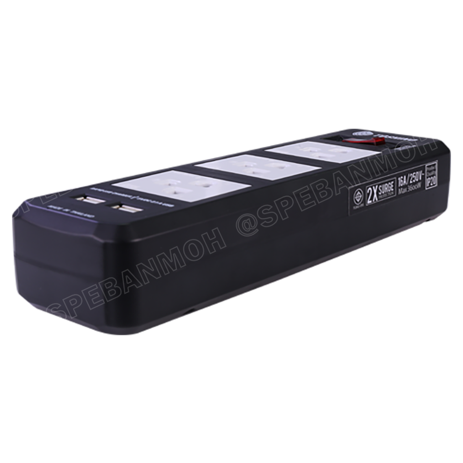 BVC315USB-3M ปลั๊กพ่วง TOSHINO รุ่น BVC Series USB ยาว 3 เมตร รางปลั๊ก TOSHINO 3ช่อง 2USB 2.1A BVC315USB 3เมตร 16A 3600W ระบบ ป้องกันกระแสไฟเกินอัตโนมัติ ระบบ ป้องกันกระแสไฟเกิน อัตโนมัติ มาตรฐาน ม่านนิรภัย ป้องกันนิ้วมือสัมผัสทองเหลืองด้านใน เต้ารับผลิตจ