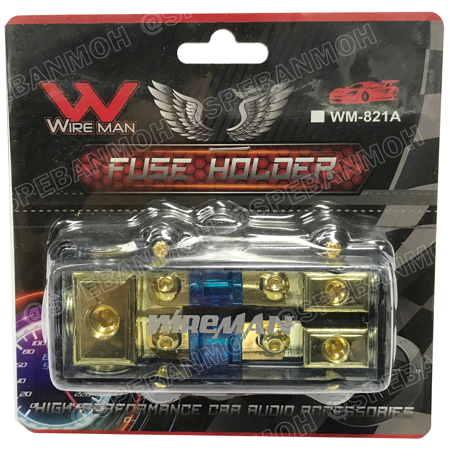 WM-821A กระบอกฟิวส์รถยนต์ Wireman เข้า 1 ออก 2 Wireman Auto Fuse WM816 ฟิวส์รถยนต์ เครื่องเสียงรถยนต์ กระบอก กระบอกฟิวส์รถยนต์ กระบอกฟิวส์เครื่องเสียง กระบอกฟิวส์ รถยนต์ WIREMAN ฟิวเพาเวอร์เสียงกลาง ฟิวส์ซับบ๊อก ฟิวส์เครื่องเสียง ฟิวส์รถยนต์