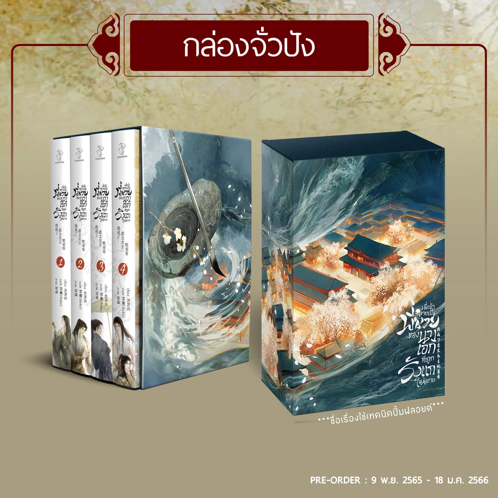 แพ็คชุด เมื่อข้ากลายเป็นพี่ชายของนางเอกที่ถูกรังแกในนิยาย 4 เล่มจบ