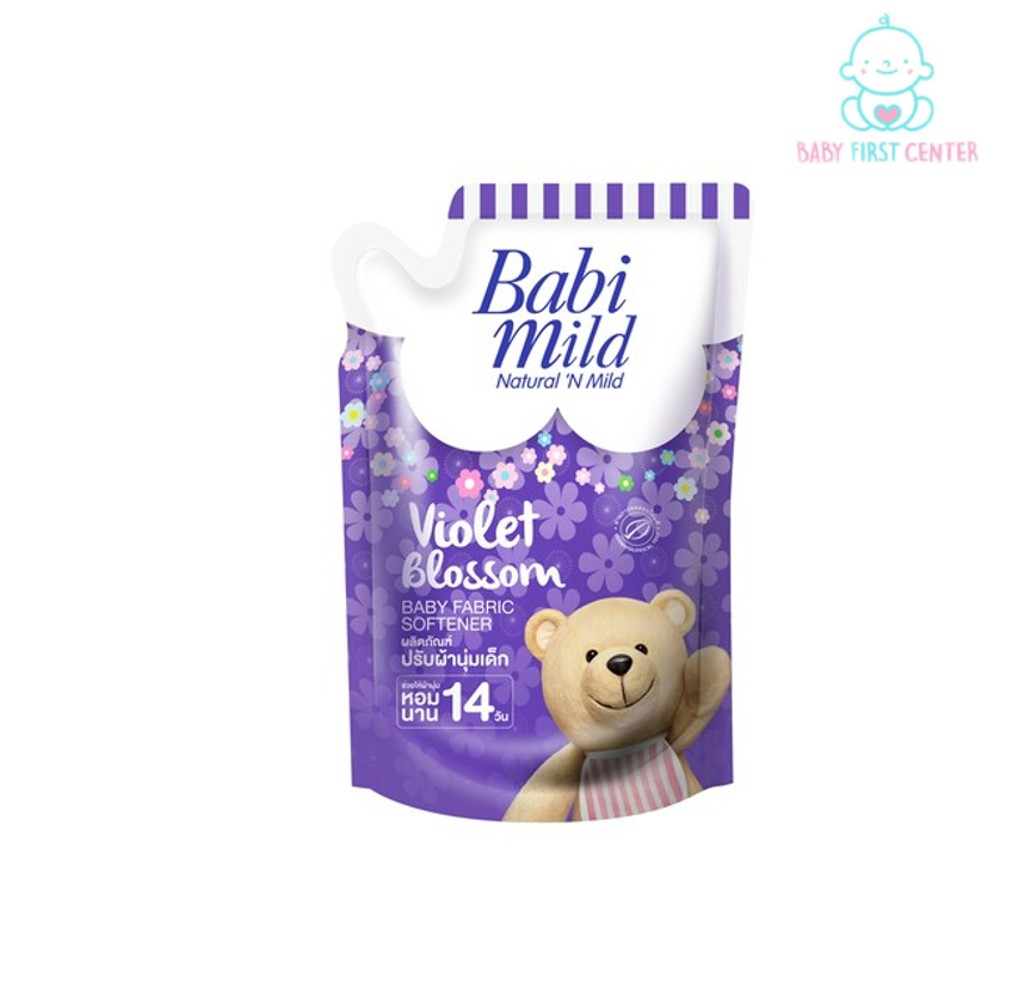 BABI MILD น้ำยาปรับผ้านุ่ม Violet blossom Baby Fabric Softener 1500 มล.