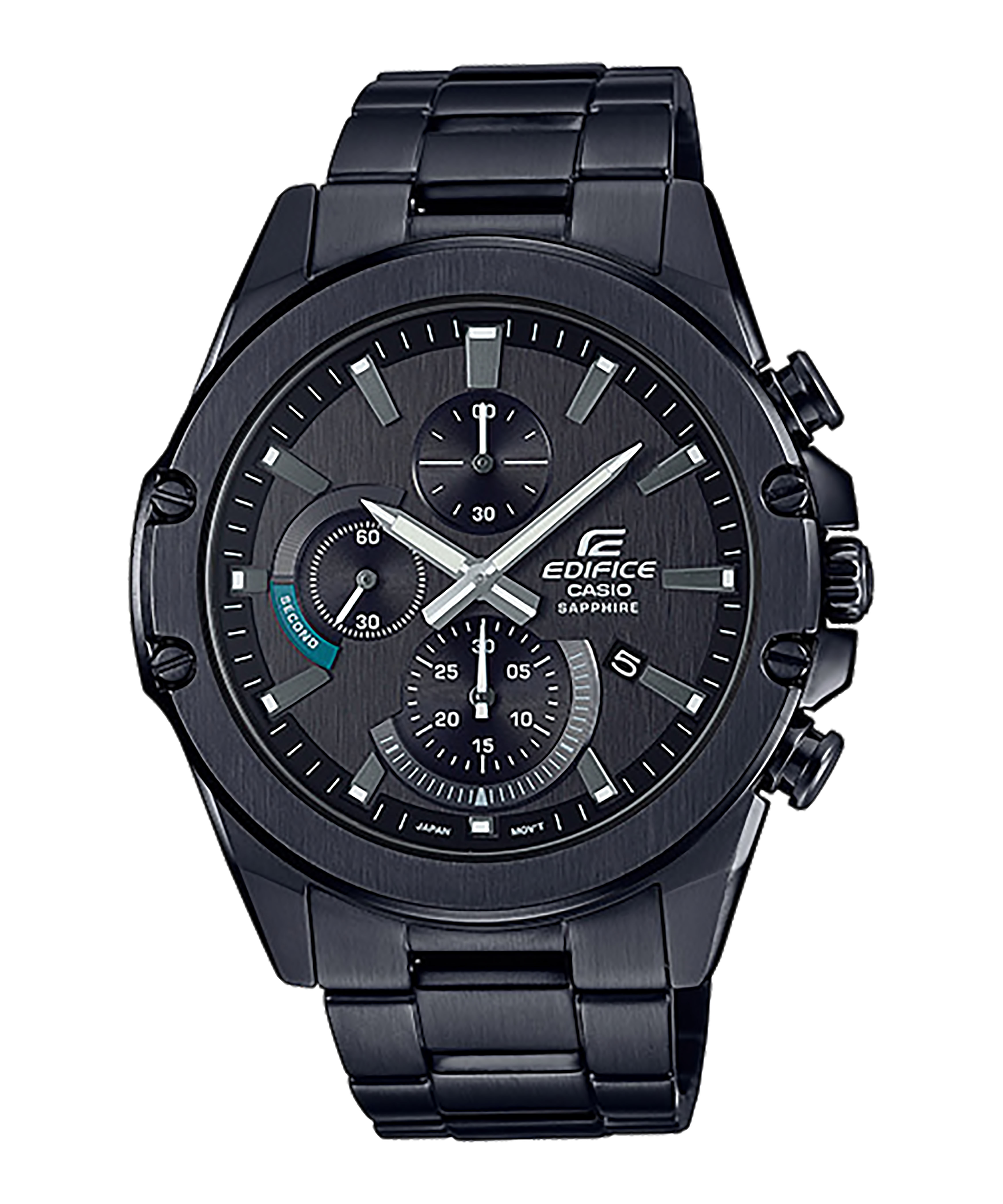 CASIO EDIFICE รุ่น EFR-S567DC-1AVUDF นาฬิกาข้อมือ สายสแตนเลส รมดำ สินค้าใหม่ ของแท้ รับประกันศูนย์ CMG