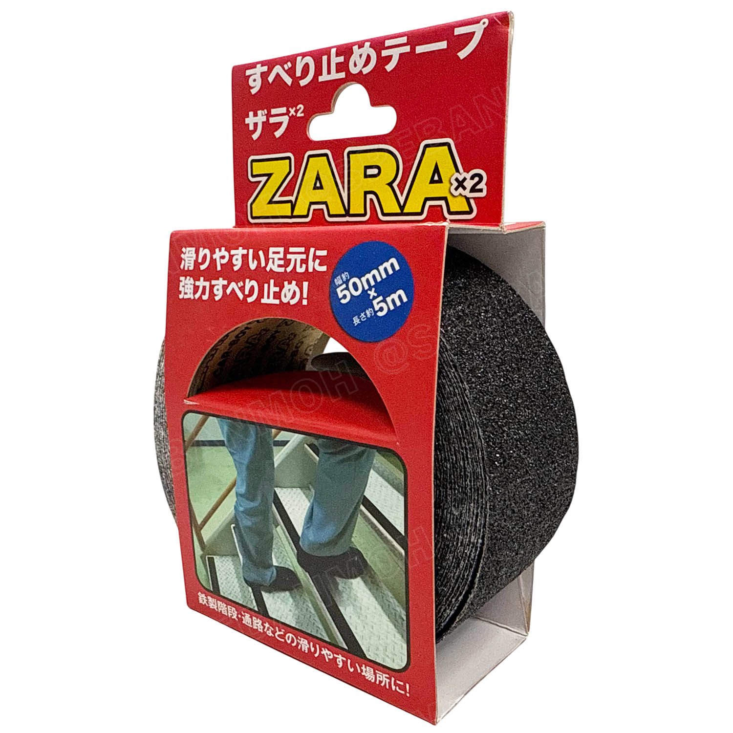 [ 1 ม้วน ] ST-12 Anti-slip tape เทปกันลื่น 50มม. x 5ม. ดำ ST 12 5mm x 5M เทปกันลื่น เทปติดบันได กันลื่น เทปกันลื่น ดำ Black Color Anti Slip Tape Black เทปกันลื่น ANTI SLIP TAPE ชนิดเส้น สีดำ ANTI-SLIP TAPE 50mm x 5M เทปกันลื่น เทปกันลื่นกาว ขั้นบันได เทปต