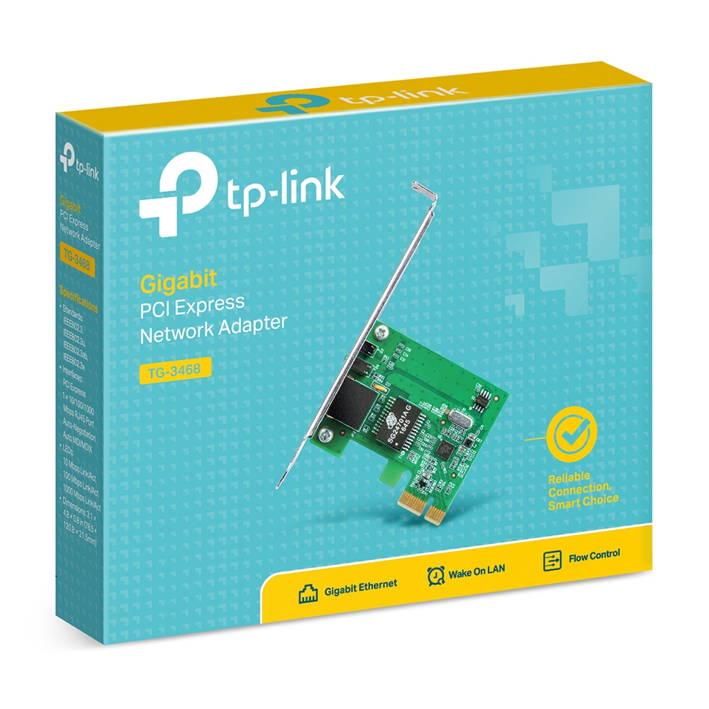 TP-LINK TG-3468 Gigabit PCI Express Network Adapter Limited Lifetime