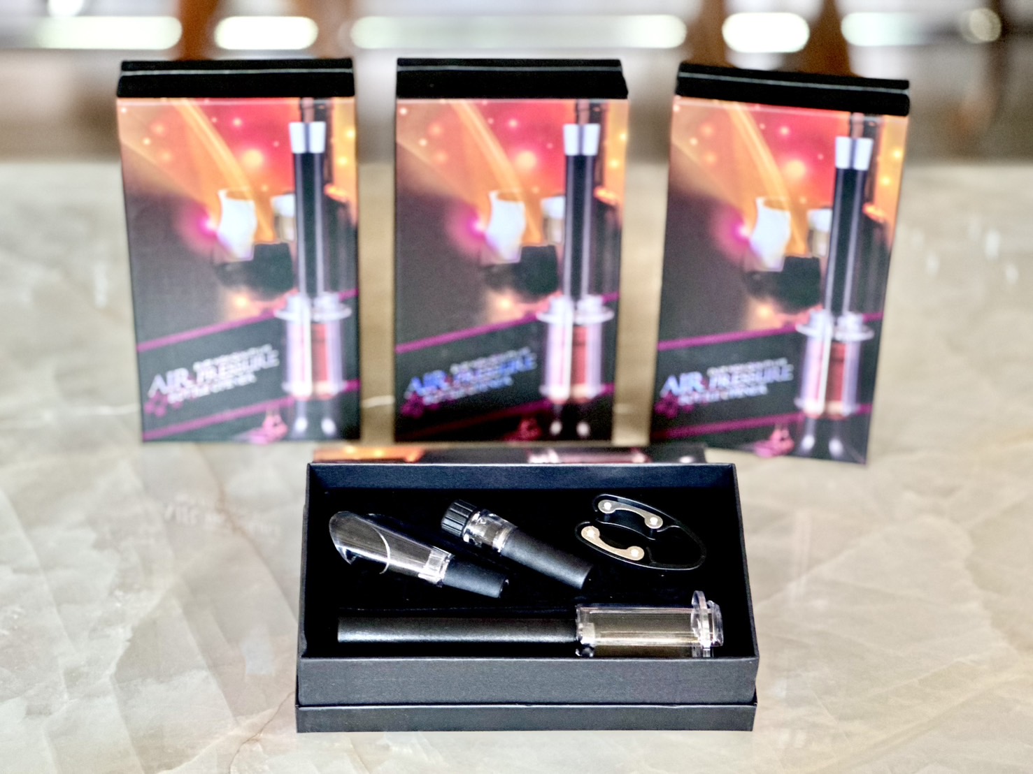 เซ็ตที่เปิดไวน์แรงดัน