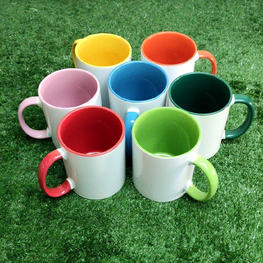 แก้วสี สำหรับงานสกรีน พร้อมกล่อง (Mug) ขนาด 11 oz