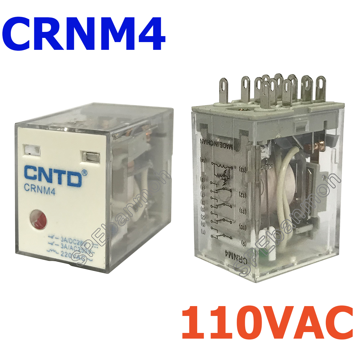รีเลย์ CRNM4 MY4N (MY4N Relay) 110VAC