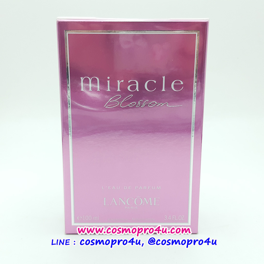 ลด 40% น้ำหอม LANCOME Miracle Blossom EDP 100ml ลังโคม มิราเคิล บลอสซั่ม (4700-40% +ems ไม่ร่วมโปรใดๆ)