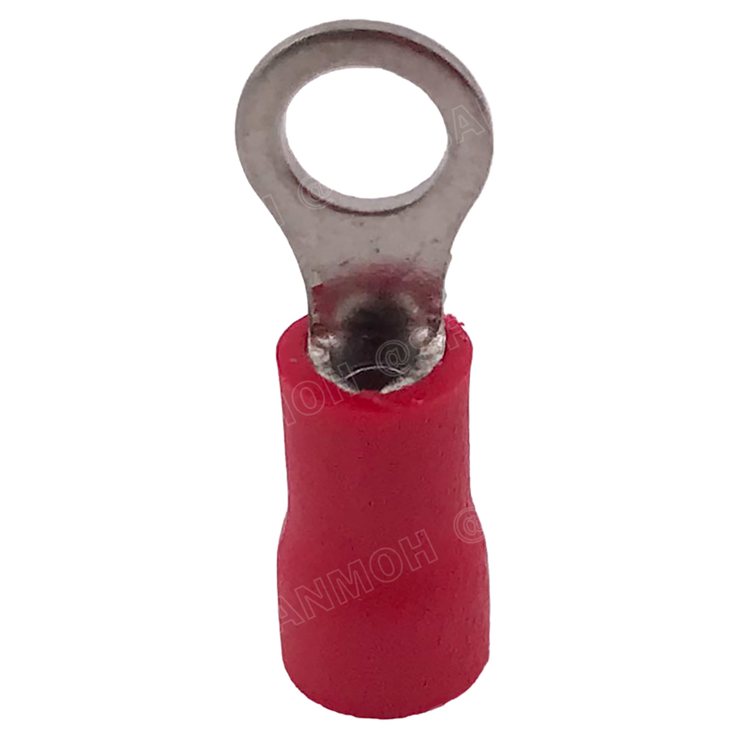 [ 100 ตัว/ถุง ] RV1.25-4 สำหรับสาย 0.5-1.5 sq.mm 22-16AWG หางปลากลม หางปลาหุ้มฉนวน เทอร์มินอล หางปลาย้ำสายไฟ หางปลา หางปลากลมหุ้ม หางปลาแฉก Terminal Crimping หางปลา กลมหุ้ม หางปลาต่อสาย ขั้วต่อสายไฟ หางปลาวง หางปลา RV Spade Terminal หางปลากลมหุ้มฉนวน