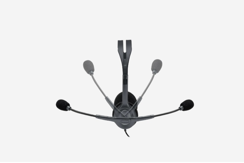 หูฟังสเตอริโอ Headset Logitech H111 3.5mm Multi-Device ไมโครโฟนตัดเสียงรบกวน