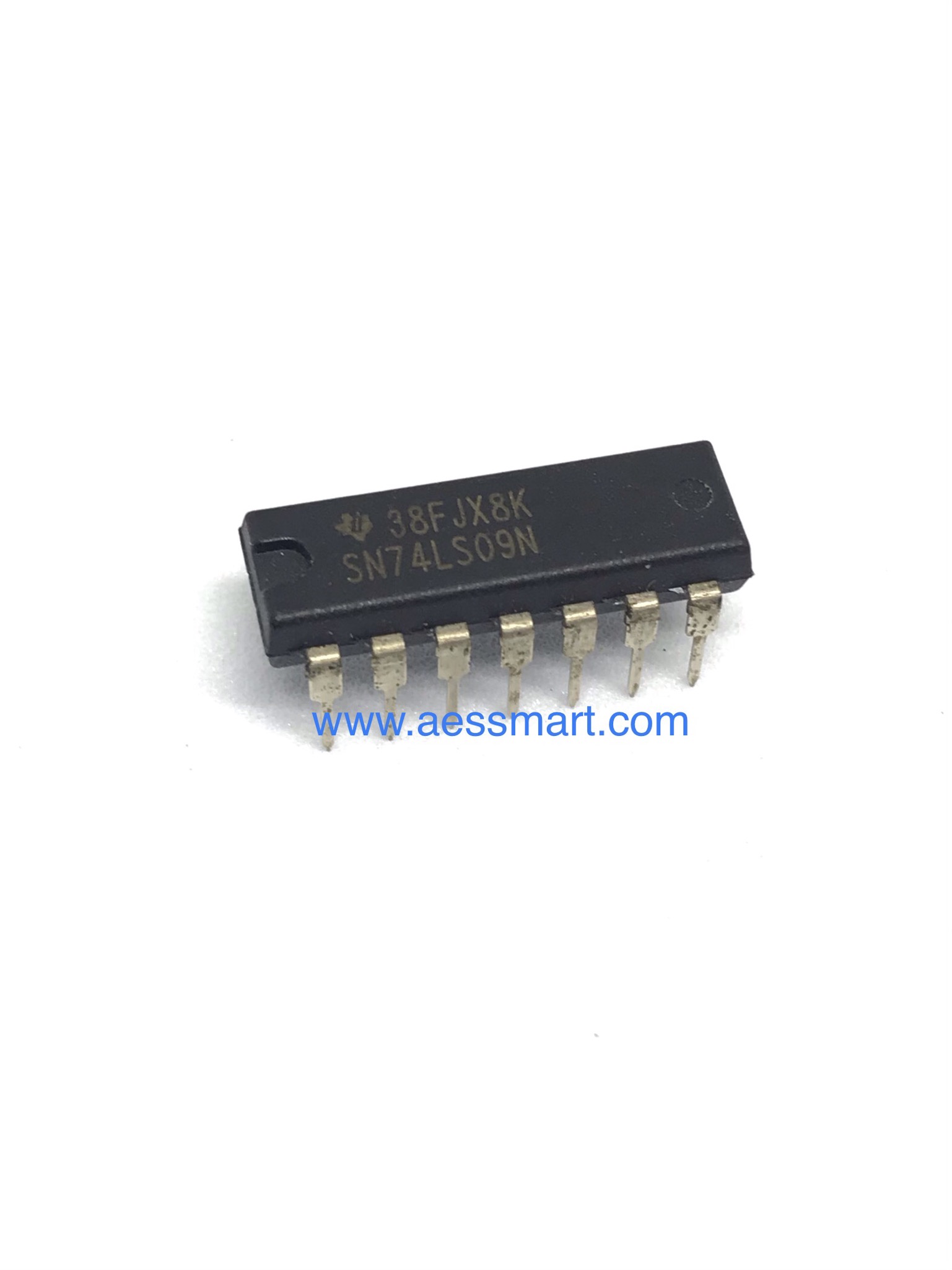 7409 (LS): Quad 2-input AND Gate (Open Collector)