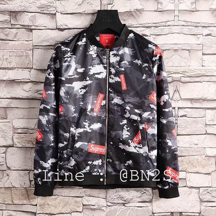Supreme Jacket ลานพรางทหาร M L XL 2XL