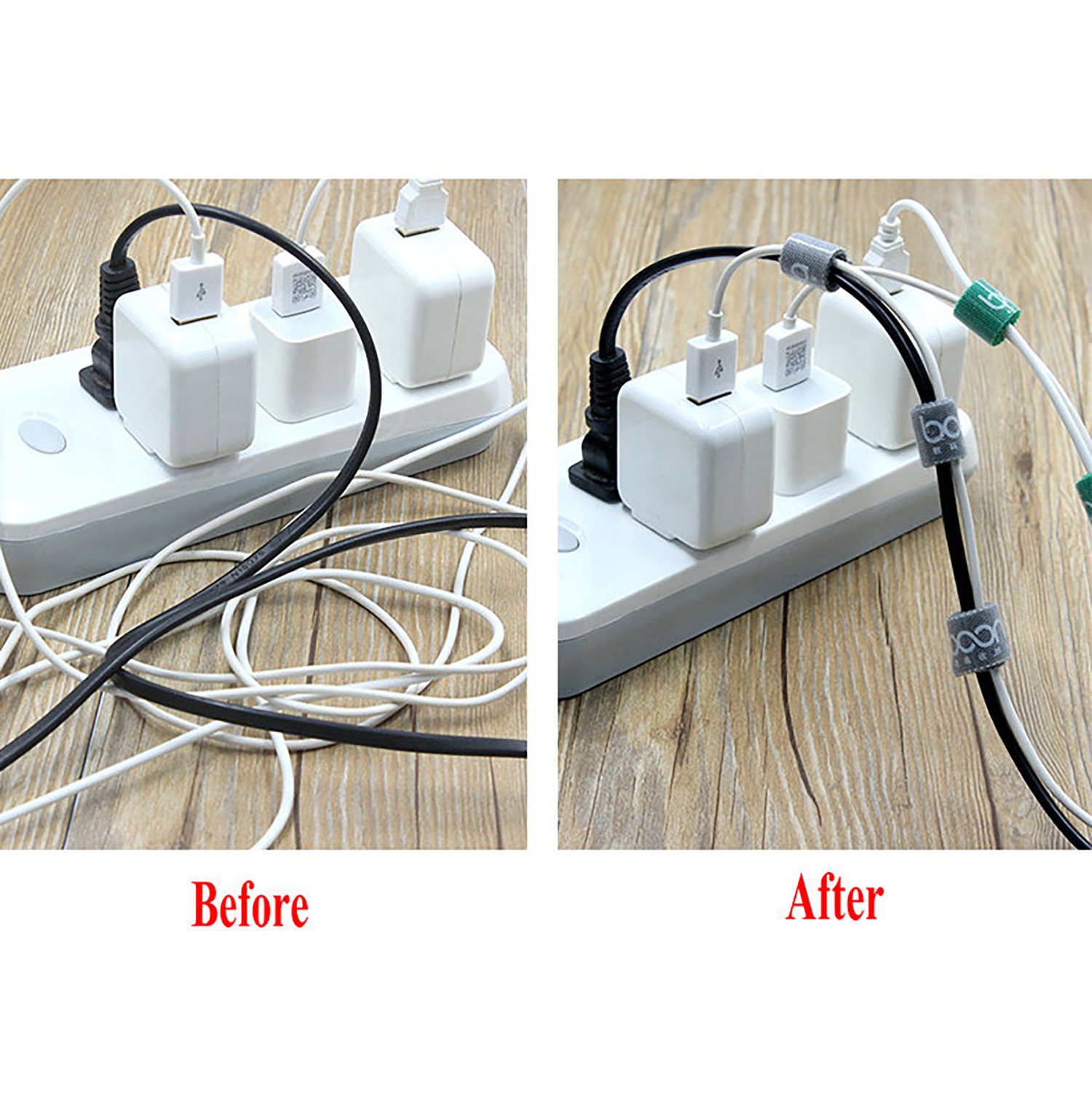 [ 5 ชิ้น ] BS-VEL12200 เขียว Green ตีนตุ๊กแก 12mmx20cm เก็บสายไฟ Hook And Loop Strap Green ที่เก็บสายไฟ ที่เก็บสายชาร์จ ที่รัดสายไฟ ตีนตุ๊กแก เทปเก็บสายไฟ เทปรัดจัดเก็บสายไฟ สายโทรศัพท์ เก็บสายชาร์จ เทปตีนตุ๊กแก เทปเวลโกร ที่รัดสายไฟ สายชาร์จโทรศัพท์ อุปก