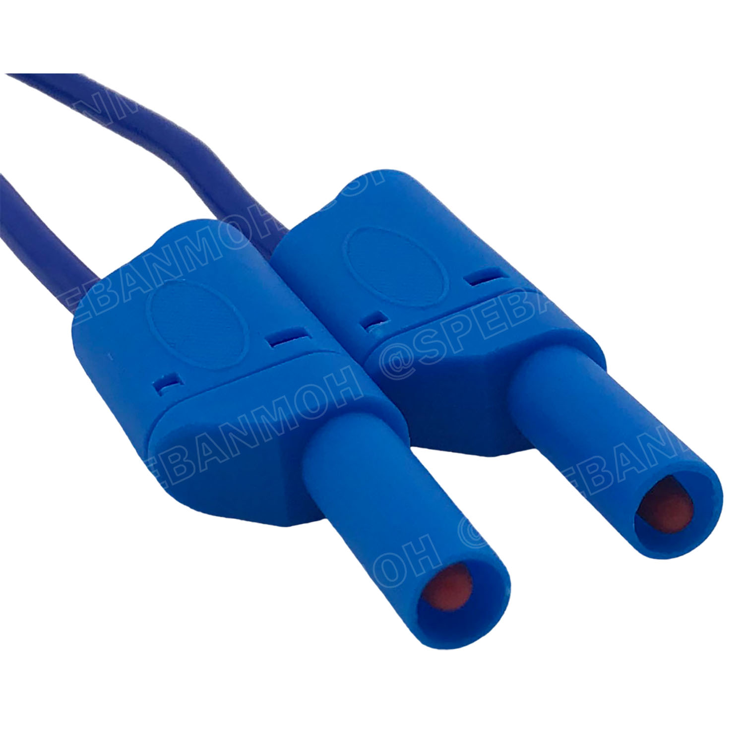 [ 1เส้น ] BNN-W-018 1M 4mm เลือกสี : สายเซฟตี้เทส Safety Test Lead สายบานาน่า พร้อมหัว ขนาด 4มิล 1.0 Sq.mm. 10A 1เมตร สายแทส สายพร้อมหัวบานาน่า Banana Plug with wire บานาน่าปลั๊ก สายปลั๊กกล้วย ปลั๊กกล้วย พร้อมสาย สายไฟเทส สายซัพพลาย สายพาวเวอร์ซัพพลาย