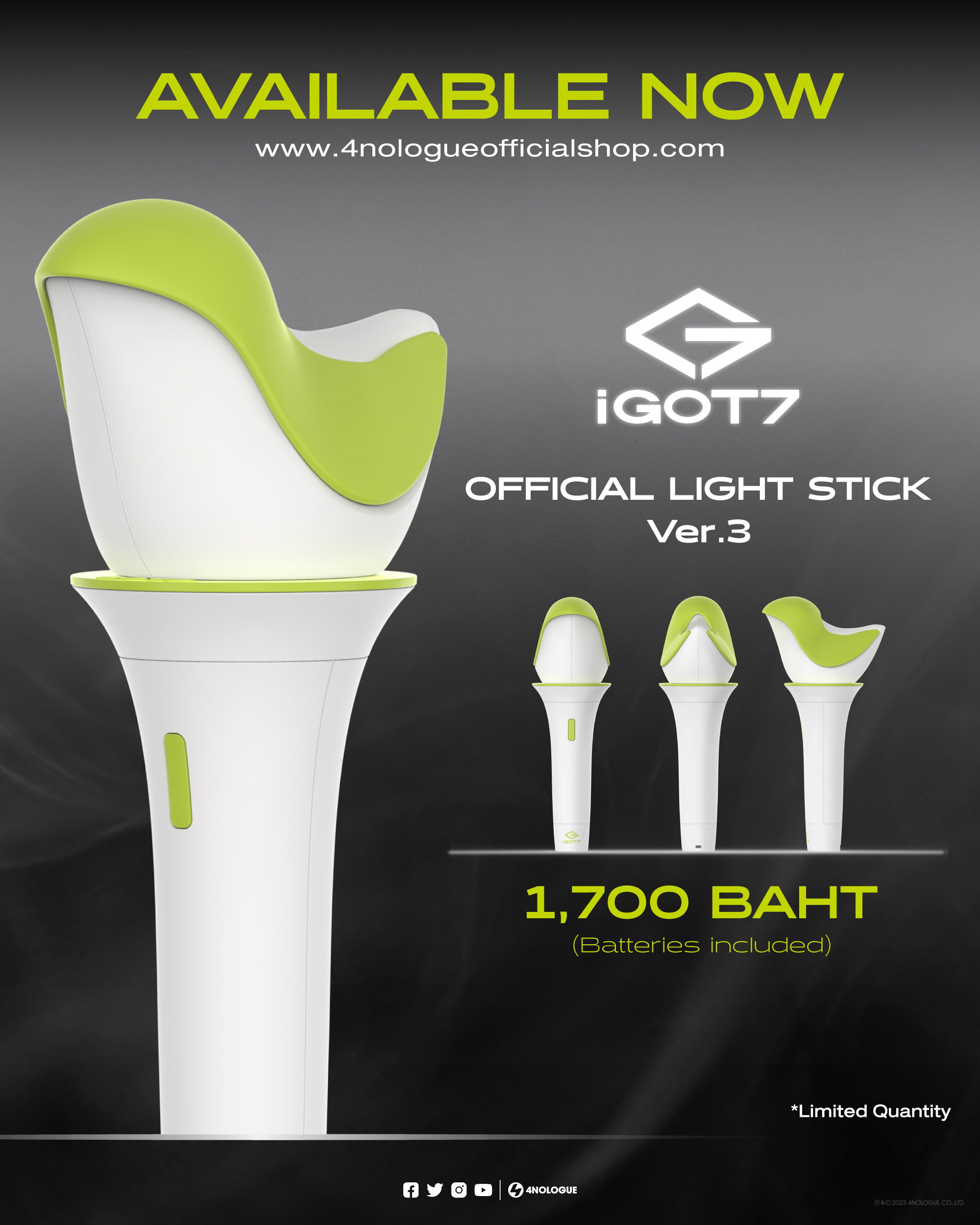 IGOT7 OFFICIAL LIGHT STICK VER.3