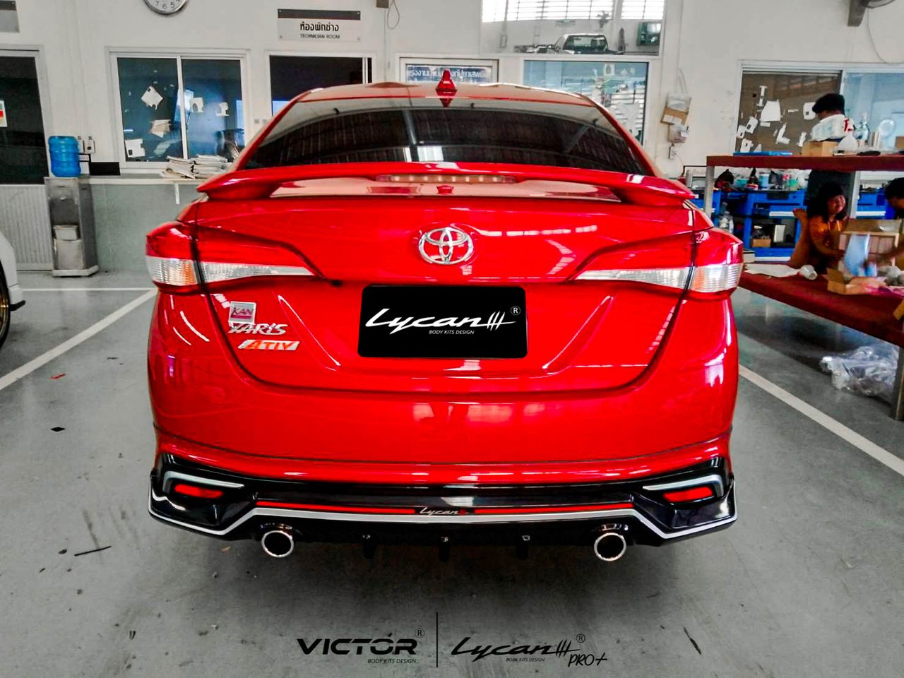 ชุดแต่งรอบคัน LYCAN : Yaris ATIV 2021 4 ประตู