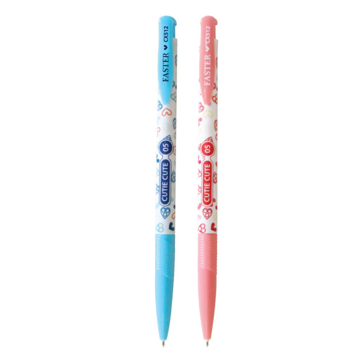 ปากกาลูกลื่น Faster รุ่น CUTIE CUTE CX512 หัวปากกา 0.5 มม.