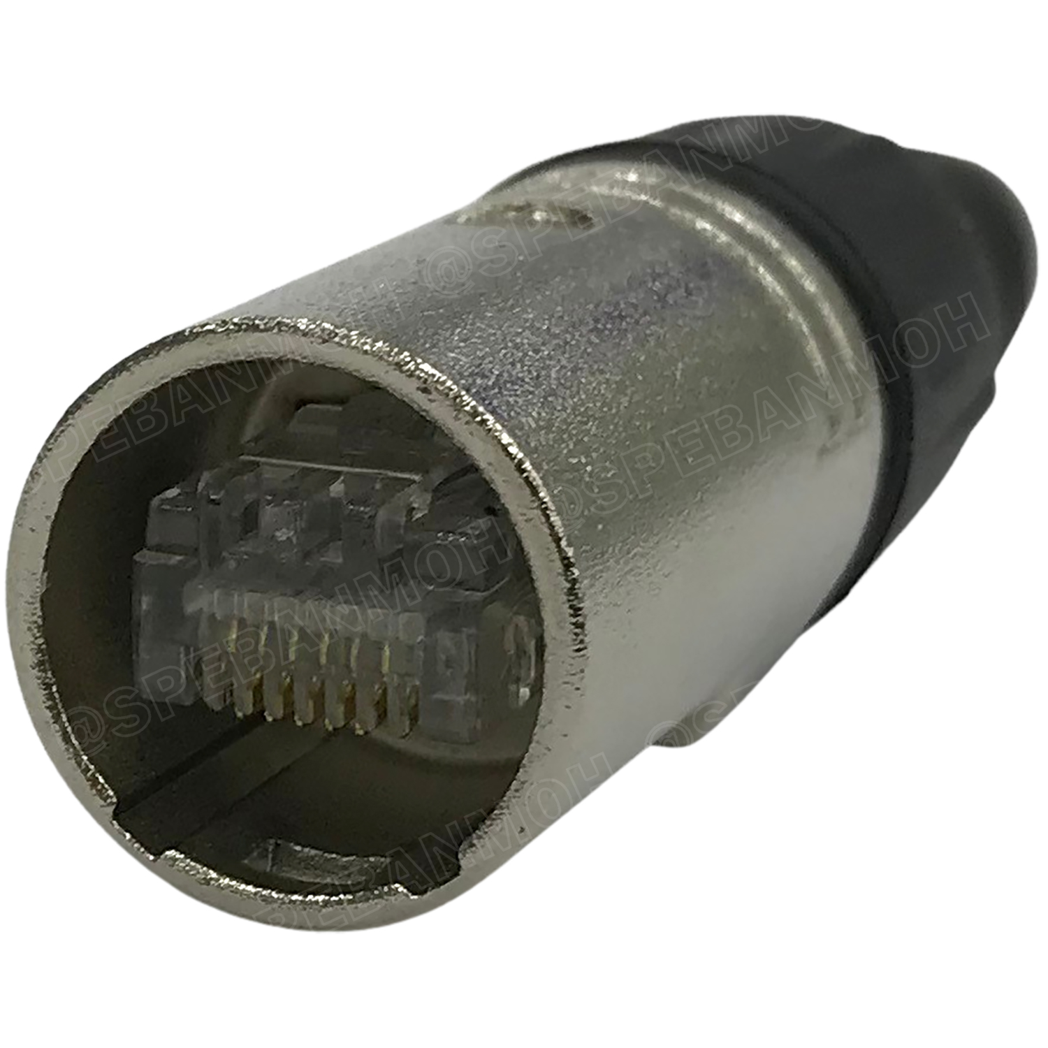 [ 1ชิ้น ] XLRnet-GCA073 RJ45 ตัวผู้ Male สีนิกเกิ้ล Nickel XLR net RJ45 Male Connector ปลั๊กแลนด์ ผู้ต่อสาย RJ45 Connector หัวต่อสายแลนด์ XLRnet XLR RJ45 8P ต่อสาย XLRnet Connectors for RJ45 Cable อินเตอร์เน็ท คอนเน็คเตอร์ Internet