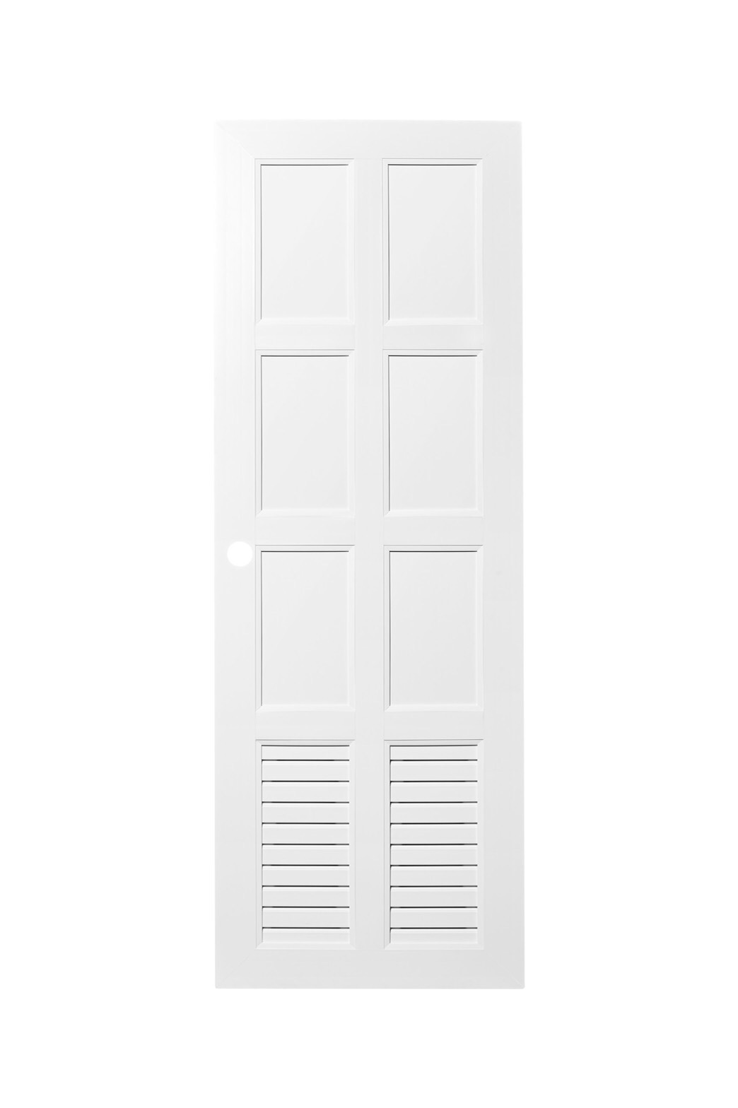 ประตูห้องน้ำ UPVC รุ่น MT-1 ขาว 70*200