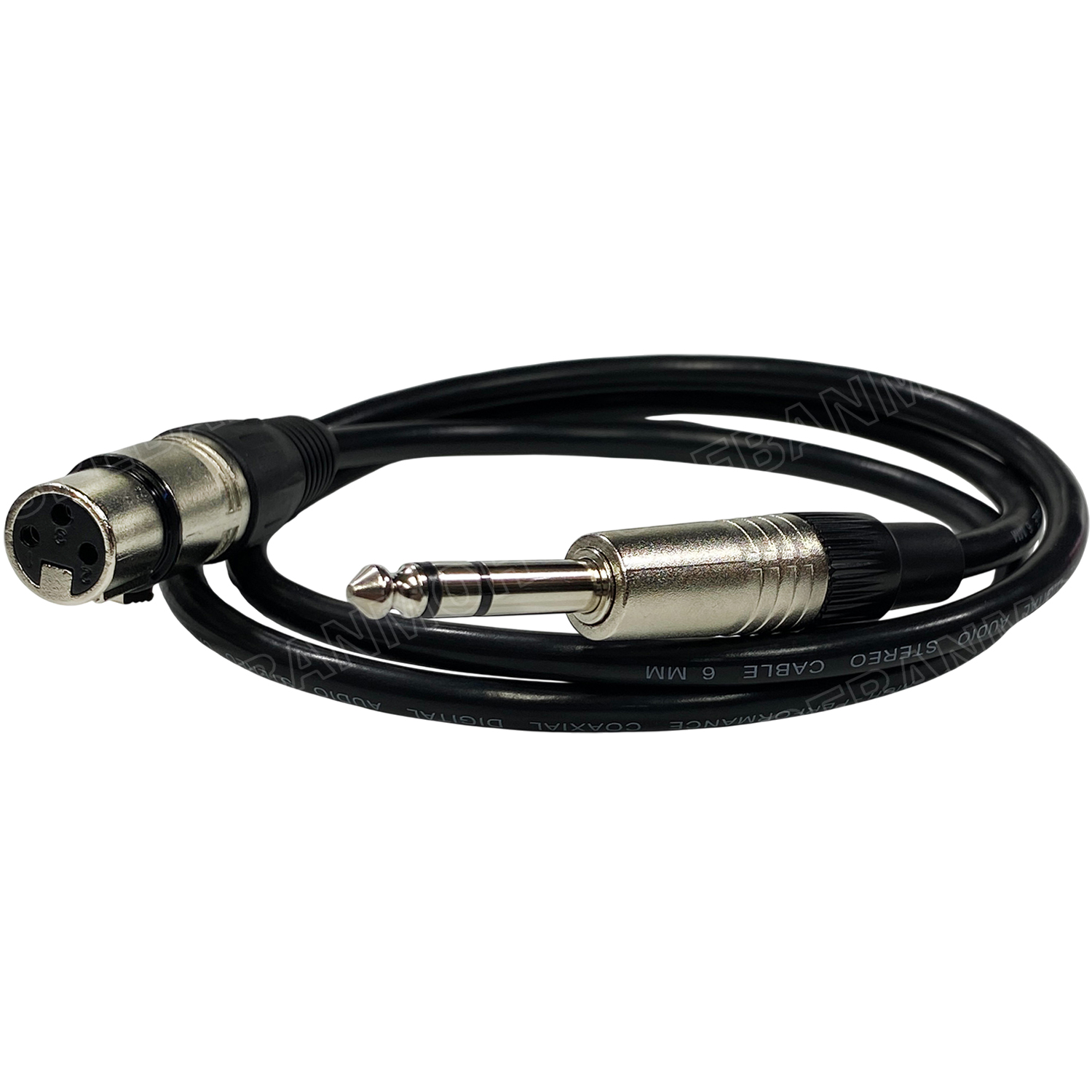 [ 1 เส้น ] SSF-ST-MIC-XLR-F สายสัญญาณ ไมค์ สเตอริโอ ออก XLR เมีย สายสัญญาณ 6.35mm Stereo to XLR Female Cable TRS to XLR 1/4" สาย PHONE STEREO แคนนอน สายไมค์สเตอริโอ สายแจ็คไมค์สเตอริโอ สายสัญญาณสำเร็จรูป Shield Stereo Cable ลวด CCAM