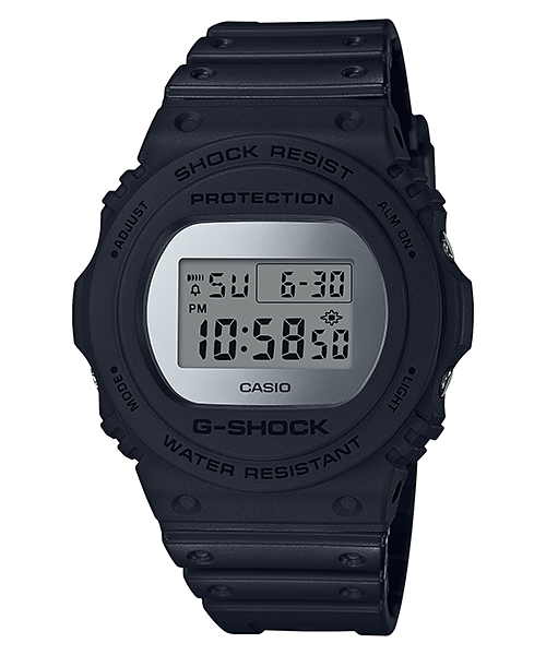 CASIO G-SHOCK รุ่น DW-5700BBMA-1DR สีดำ เงิน สินค้าของเเท้ ประกันศูนย์ CMG