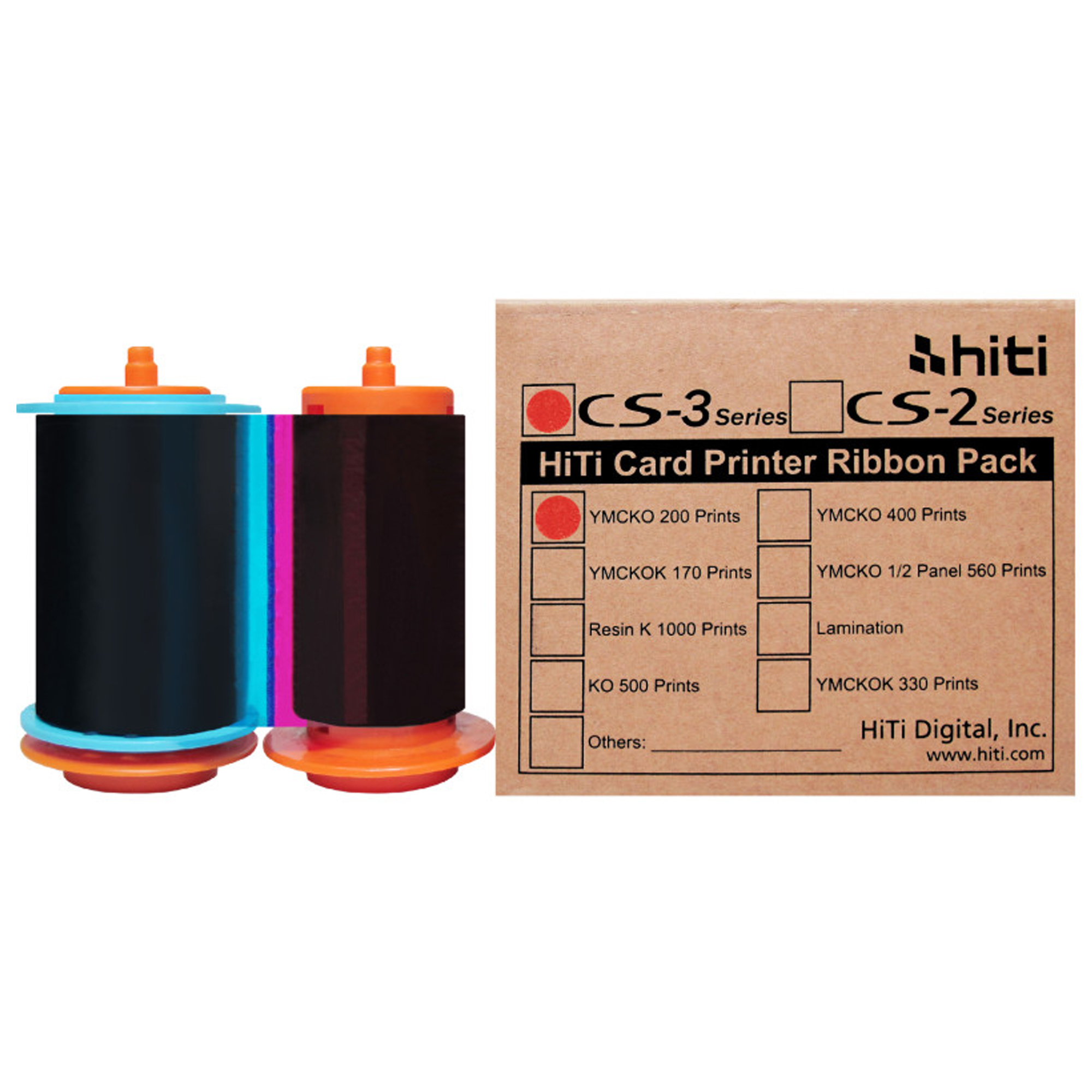 HiTi หมึกพิมพ์สี YMCKO รุ่น CS-320