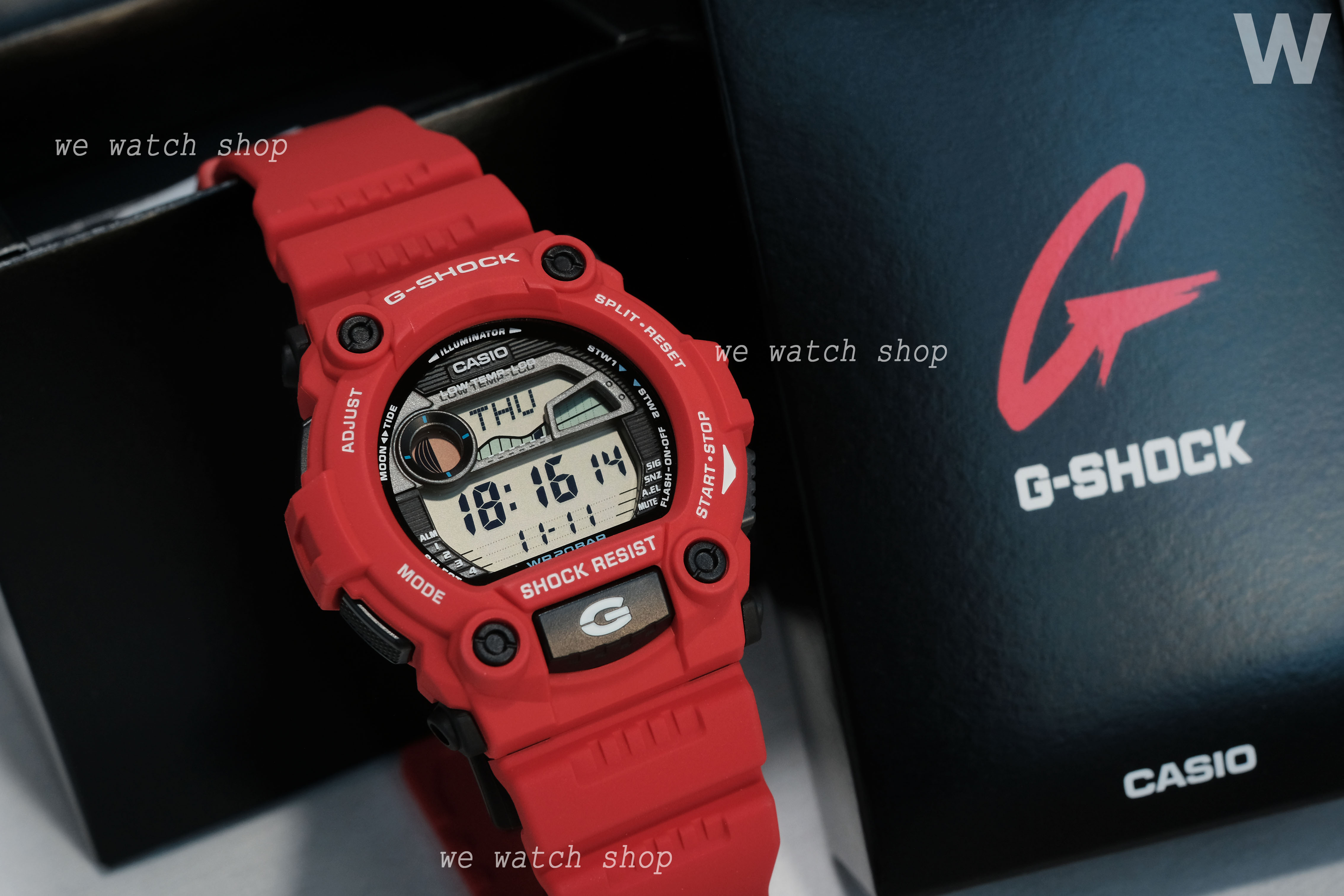 CASIO G-SHOCK รุ่น G-7900A-4DR สีเเดง สินค้าของเเท้ รับประกันศูนย์ CMG