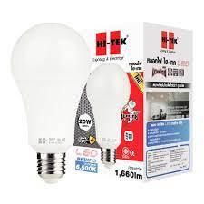 หลอด LED HI-TEK มวยไทย 20 วัตต์ DAYLIGHT E27