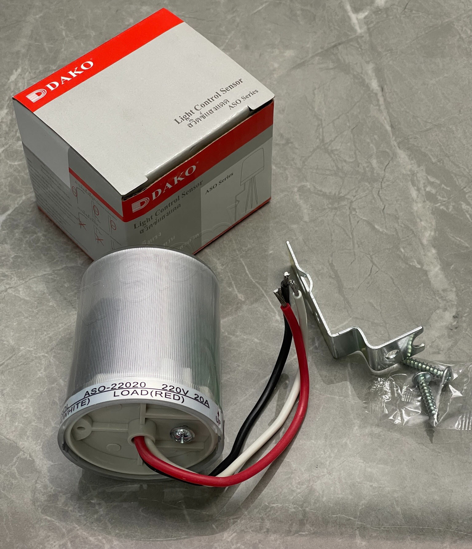 สวิตซ์แสงแดด / (หัว+ขาสวิทช์แสงแดด) Light Control Sensor (DAKO) AS series, ASO series, RG02, BF-A