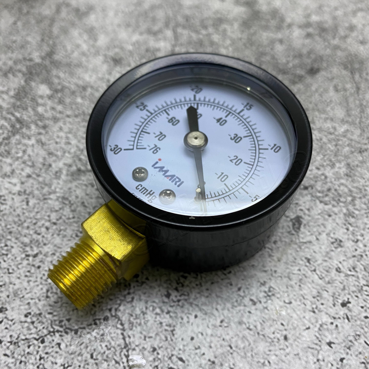 เกจ์วัดสุญญากาศ เกจ์วัดความดันและสุญญากาศ Vacuum Gauge / Compound Gauge (IMARI) Model : TYPE-A/ AD/ BD : ย่านการวัด (cmHg) , (inHg) , (kgf/cm2) , (psi)
