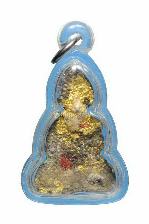 พระร่วงนั่งเข่าลอย บางขลัง ซ่อมคอ ชินเงิน สุโขทัย เลี่ยมกันน้ำ 63040230