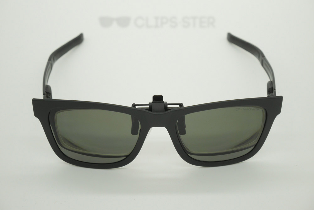 คลิปออนกันแดด Clipsster รุ่น Wayster O Signature Edition กรอบดำเลนส์เทาเขียว