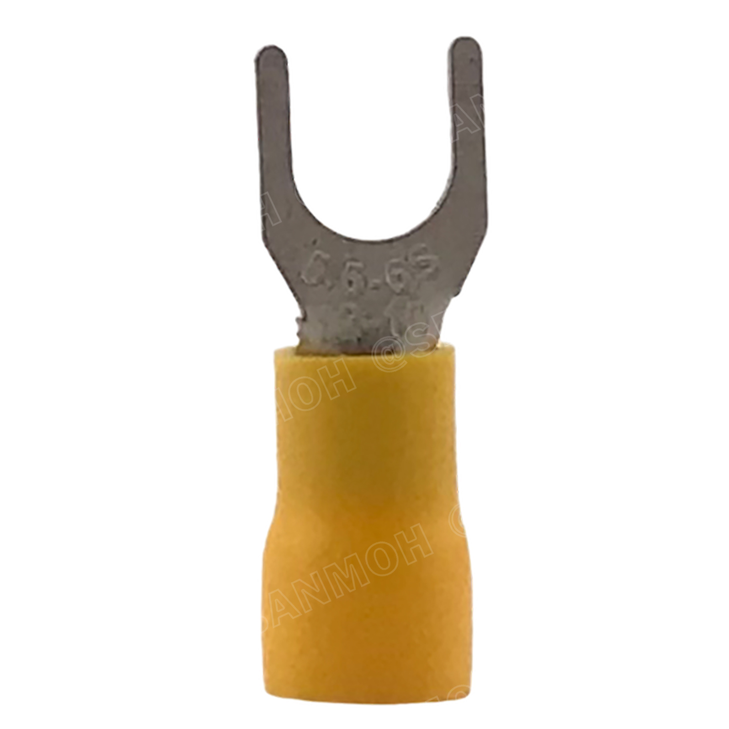 [ 100 ตัว/ถุง ] SV5.5-6 เลือกสี : หางปลาแฉก หางปลาหุ้มฉนวน Crimping Terminal เทอร์มินอล หางปลาย้ำสายไฟ หางปลาวาย หางปลาแฉกหุ้ม หางปลาแฉก Terminal Crimping หางปลา แฉกหุ้ม หางปลาต่อสาย ขั้วต่อสายไฟ หางปลาก้ามปู หางปลา