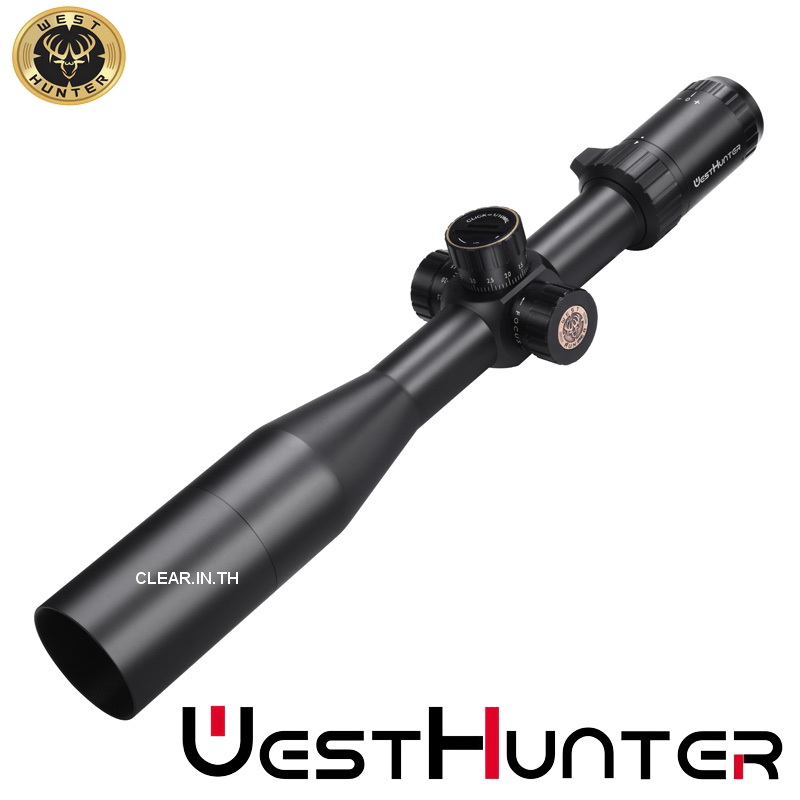 กล้องติดปืน WEST HUNTER HD 4-16X44 FFP scope เส้นเล็งขยายตามซูม สินค้าแท้ รับประกัน 1 ปี