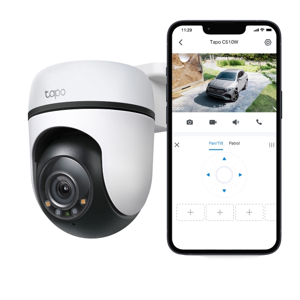 กล้องวงจรปิดไร้สาย TP-LINK Tapo C510W Outdoor Pan/Tilt Security Wi-Fi Camera รับประกันศูนย์