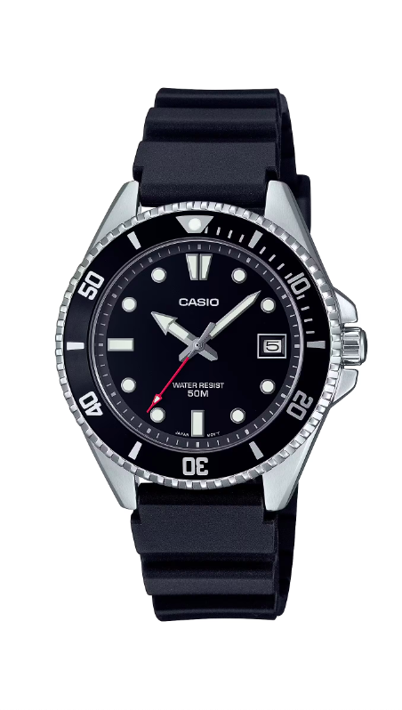 CASIO DURO MINI รุ่น MDV-10-1A1VDF สีดำ สินค้าของเเท้ รับประกันศูนย์ CMG