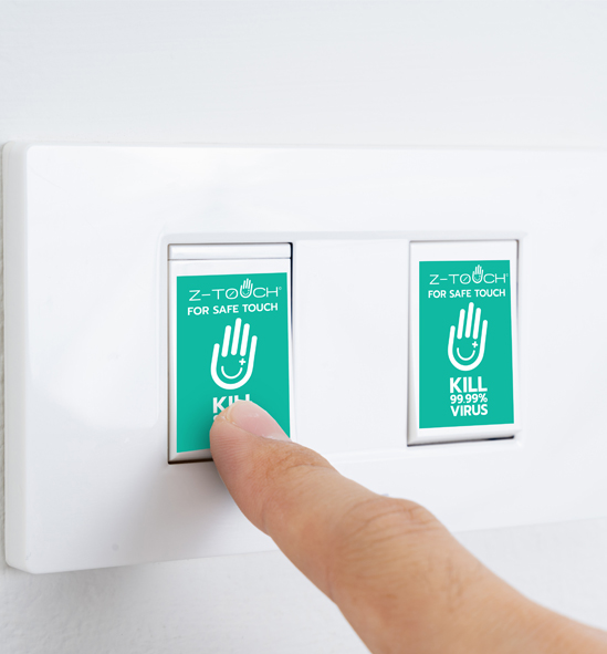 Z-Touch SZSW001 Switch Antimicrobial Pad (Mint) ซีทัสแผ่นฆ่าเชื้อโควิด-19