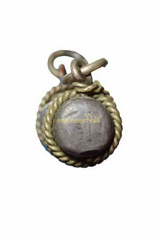 ตะกรุด หลวงปู่ศุข วัดมะขามเฒ่า พระปิดตาพิมพ์กรมหลวงชุมพร และเสือเผ่น เจาะรูร้อยลวดเงิน ห่วงเงินเชื่อม เนื้อตะกั่วตัน 63040369