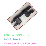 cable & connector(ตัวเชื่อมสายไฟ) แบบ MC4 -T ฺBranch