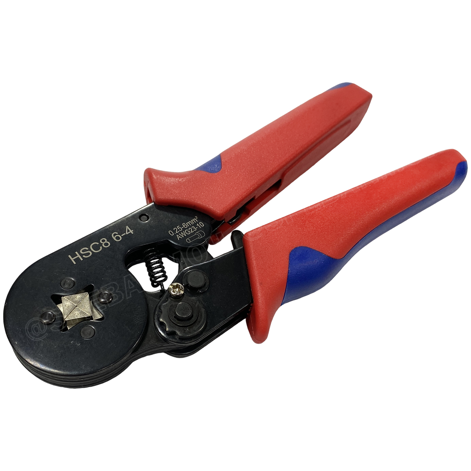 [ 1 ชิ้น ] HSC8-6-4 คีมย้ำหางปลา คอร์ดเอ็น รุ่นหนา หางปลาเข็ม 0.25-6 mm² Crimping Terminal For Coed End คีมย้ำสลิปเข้าปลายสาย ย้ำสายไฟ Wire ferrules End sleeves 23-10AWG คีมอเนกประสงค์ ด้ามจับ แบบ 4 เหลี่ยม CRIMPING TOOLS 0.5 1.5 2.5 4.0 6.0 mm