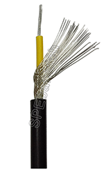 [ 5 เมตร ] สายสัญญาณ รุ่น JSL-285 สายสัญญาณชีลโมโน UL1185 26AWG ∅3 mm (Dynacom Mono Cable)