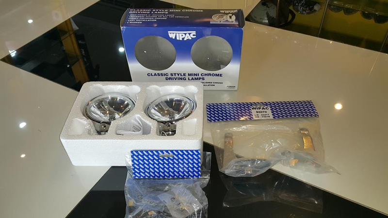 ขายไฟกระต่ายครบชุด MINI COOPER R50, R52, R53 ยี่ห้อ WIPAC (ราคา 11500 บาทพร้อมติดตั้ง)