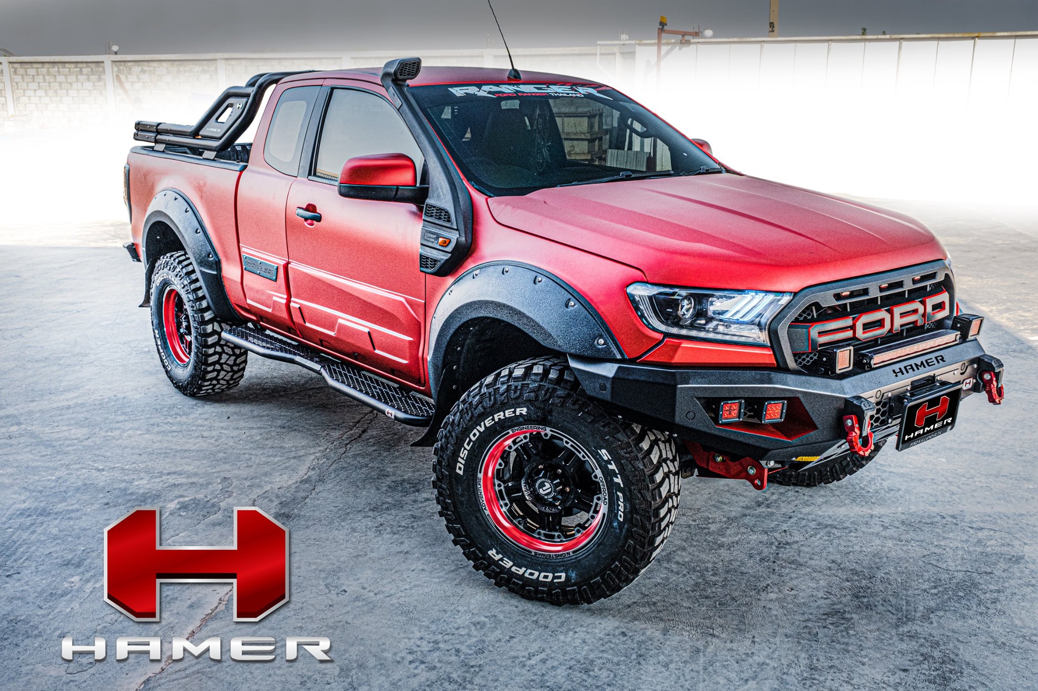 บันไดข้าง SM102 HAMER SIDE STEPS Ford Ranger 2015-2021