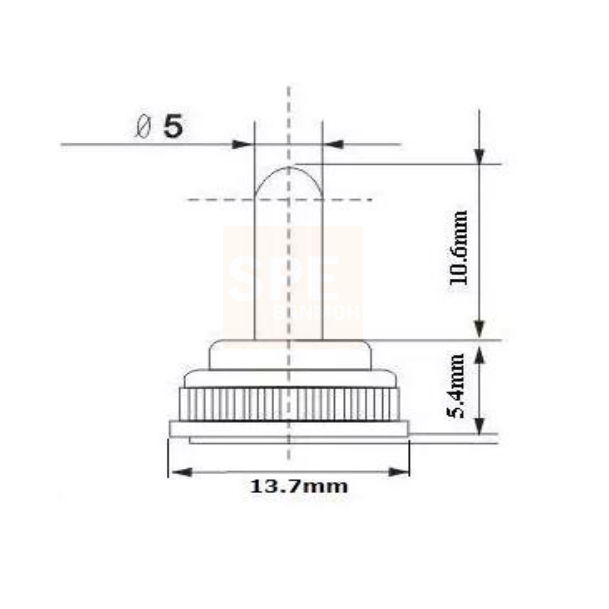 [ 3ชิ้น ] COV-TG-06 Waterproof Cover Toggle Switch 6mm ฝาครอบสวิทซ์โยกกันน้ำ ยาง บูทกันน้ำสวิทช์โยก ฝาครอบ สวิทช์ กันน้ำ ฝาสวิทช์โยกกันน้ำ ฝาสวิทโยกกันน้ำ 6มม ฝาครอบยางกันฝุ่น จุกยางกันน้ำ ฝาสวิทช์กันน้ำ