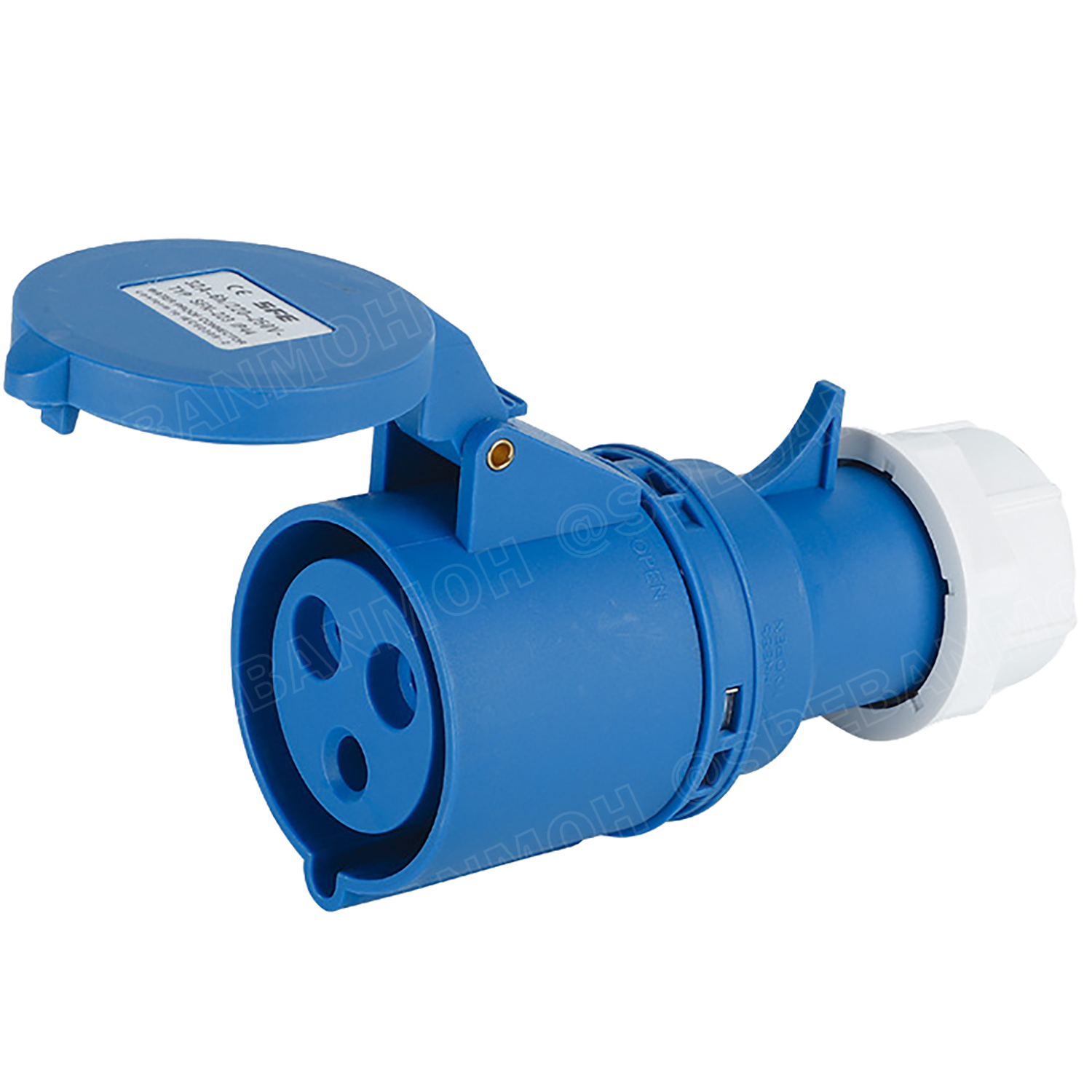 [ 1 ชิ้น ] SFN Power Plug IP44 ตัวเมียต่อสาย Female Inline ปลั๊กอุตสาหกรรม ขนาดใหญ่ กระแสสูง High current Female for Connect to Cable ขั้วต่อไฟฟ้าขนาดใหญ่ คอนเน็คเตอร์กันฝุ่น ระดับIP44