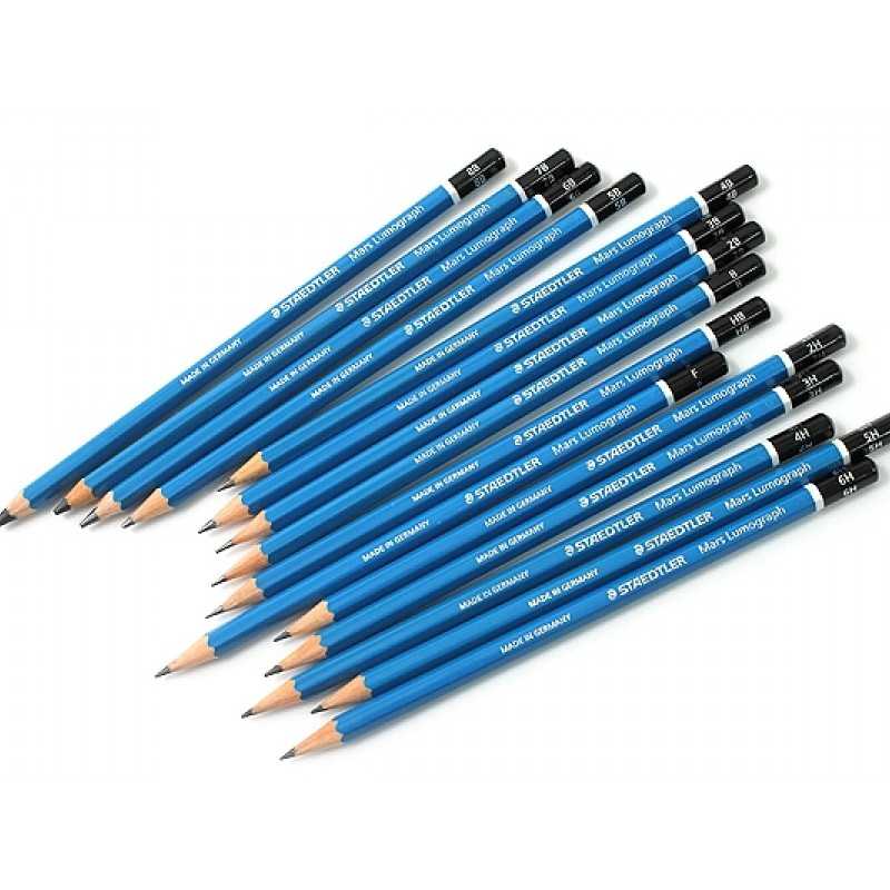 ดินสอไม้ HB ,2B, 3B, 4B, 5B, 6B, 7B, 8B, 10B, 11B, 12B, EE Staedtler (สเต็ดเล่อร์)