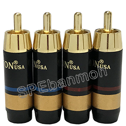 หัว RCA ยี่ห้อ LITON RCA-LT-029 หัวปลั๊ก RCA LITON (RCA Plug)
