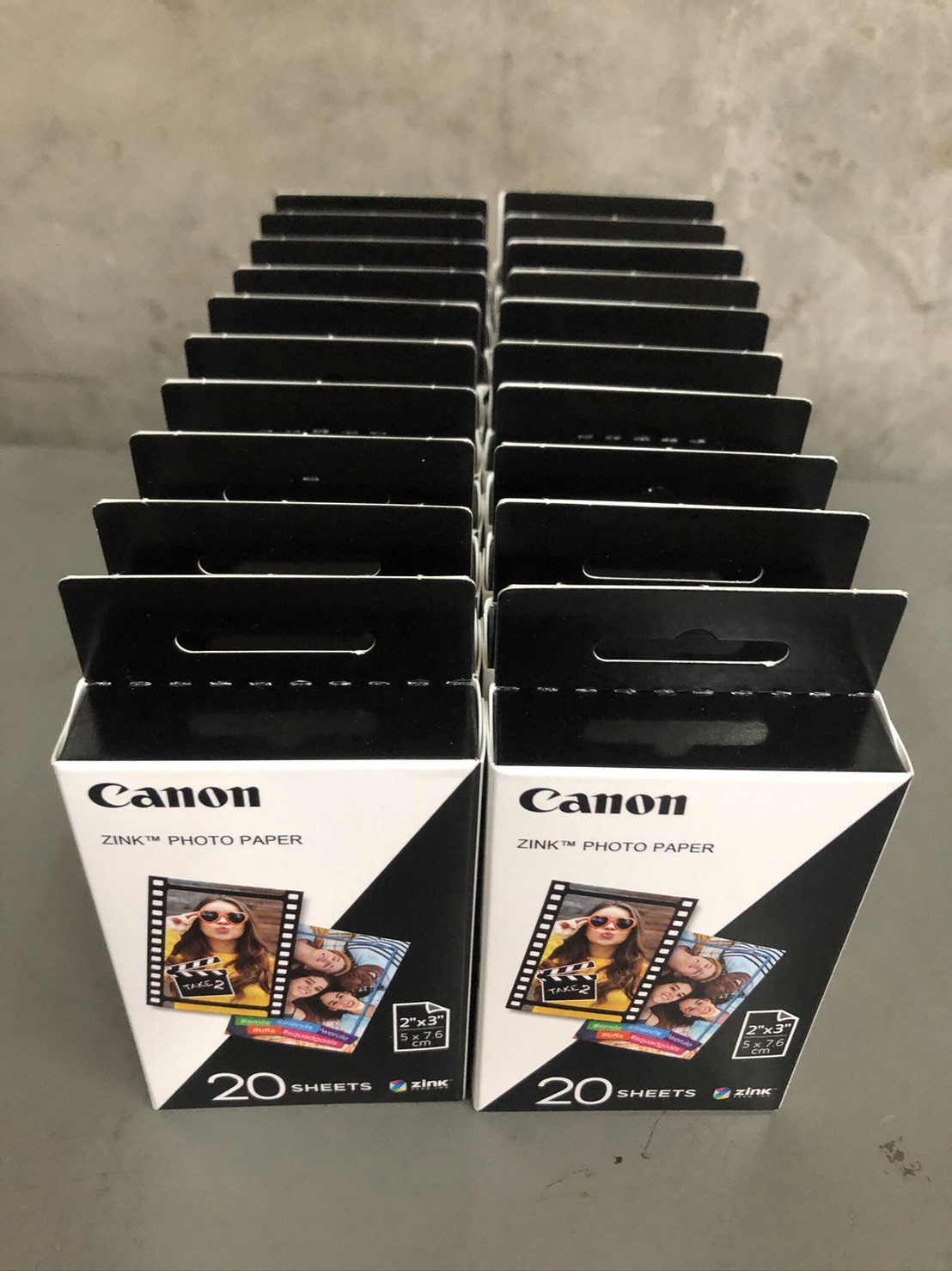 กระดาษฟิล์ม Print Canon ZINK ZP-2030 (1กล่อง/20แผ่น) 2x3 paper for CANON iNSPiC S ZV-123A,CV-123A PV-123,PV-123A