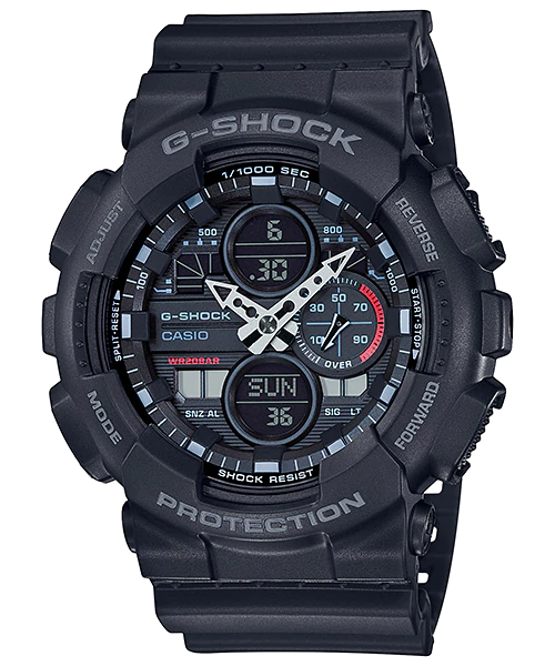 CASIO G-SHOCK รุ่น GA-140-1A1DR สีดำ สินค้าใหม่ ของแท้ รับประกันศูนย์ CMG